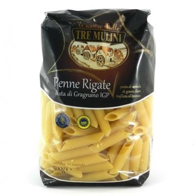 Классические Tre Mulini Penne Rigate pasta di gragnano IGP 0.5 кг