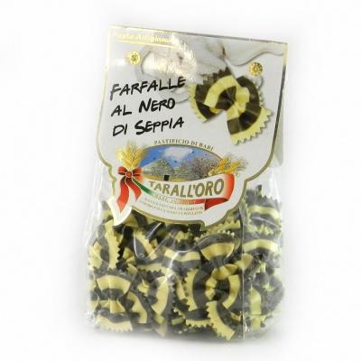 Кольорові Taralloro Pasta Gargnelli al nero di Seppia 250 г