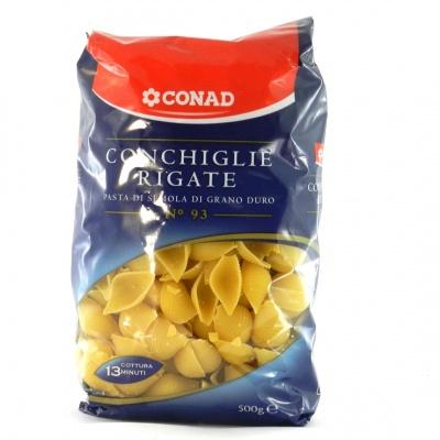 Классические Conad Conchiglie Rigate n.93 0.5 кг