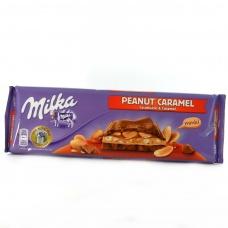 Шоколад Milka з арахісом та карамеллю 276г