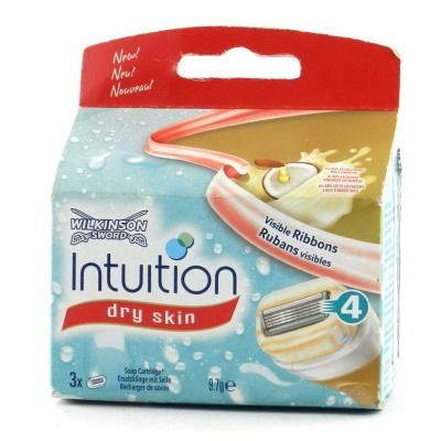 Змінні касети для бриття Wilkinson Intuition dry skin 4леза 3шт 