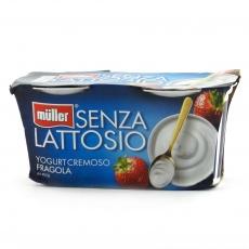 Йогурт Mila без лактози з полуницею (2*125г) 250г