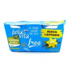 Йогурт Bella vita free без лактози з ванілю (2*125г) 250г