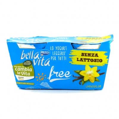 Йогурт Bella vita free без лактози з ванілю (2*125г) 250г 