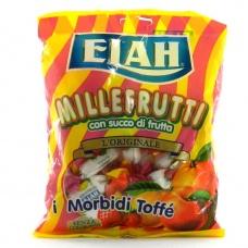 Карамельные конфеты Elah Millefrutti с фруктовым соком без глютена и красителей 180г