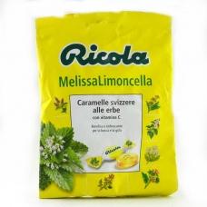 Карамельные конфеты Ricola с лимоном и мелиссой без глютена 75г