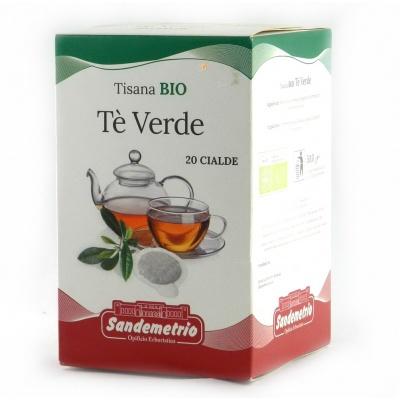 Чай Tisana BIO Te Verde бологічний 20 пакетиків 