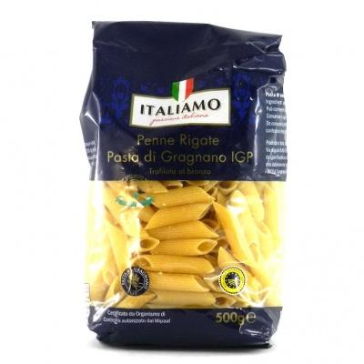 Классические макароны Italiamo Penne Rigate Pasta di Gragnano IGP 0.5 кг