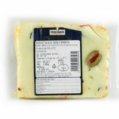 Твердий Italiamo Pecorino formaggio з оливками руколою та перцем 1 кг