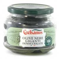 Оливки чорні Coelsanus Giganti без кісточки 150г