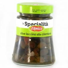 Оливки Le Specialita dAmico olive leccino alla cilentana без кісточки 270г
