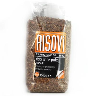 Рис Risovi 1 кг (червоний цільний)