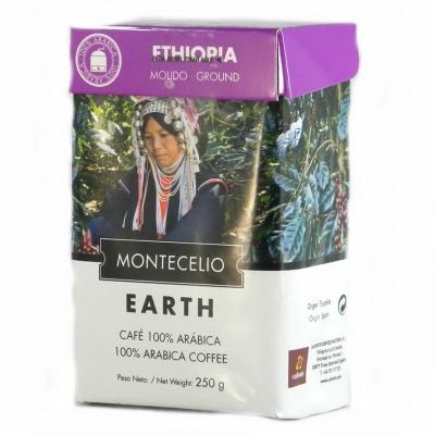 Мелена кава Montecelio Ethiopia earth 100% arabica 250 г