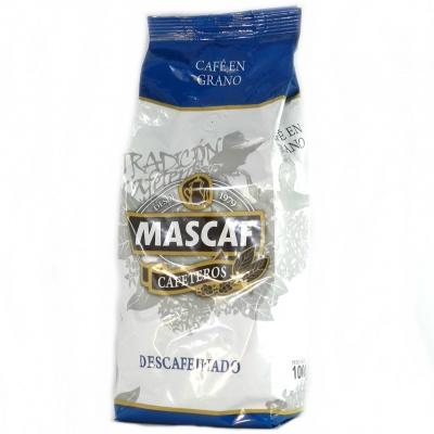 Кофе в зернах Mascaf descafeinado 1 кг