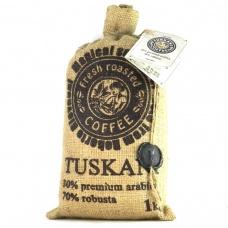 Кава в зернах Tuskani 30% premium arabica 70% robusta 1кг