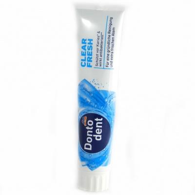 Зубная паста Dontodent clear fresh с антибактериальным эффектом 125мл