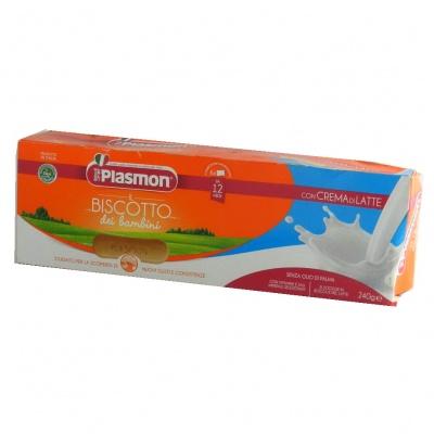 Печиво Plasmon con crema di latte дитяче від 12 місяців 240 г
