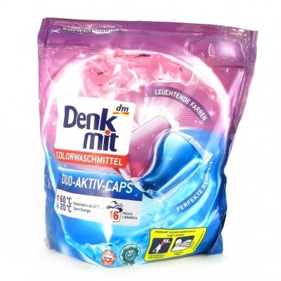 Капсули для прання Denkmit Duo aktiv caps для кольорових тканин 16шт 