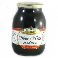 Оливки чорні Bella Contadina Oliva nera in salamoia 0.6кг