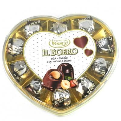 Шоколадні Witor's IL Boero праліне з цілим фундуком 128 г