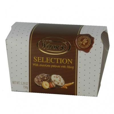 Шоколадные Witor's Selection ассорти пралине из молочного шоколада 150 г