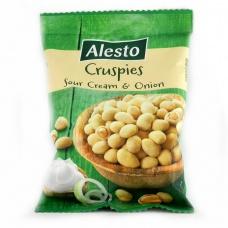Арахіс Alesto Cruspies з хрусткою скоринкою зі смаком цибулі та сметани 200г