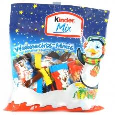 Шоколад Kinder mix Різдвяні міні 156г