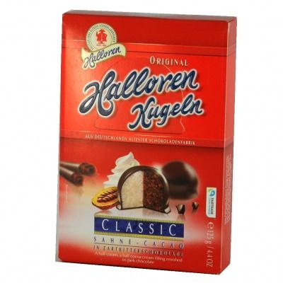 Шоколадные Halloren Kugeln classic 125 г