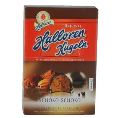 Шоколадные Halloren Kugeln Schoko-schoko 125 г