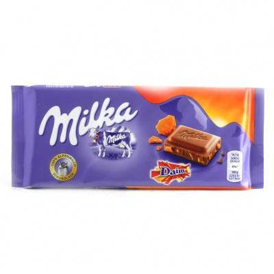 Шоколад Milka молочний Daim 100 г