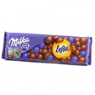 Шоколад Milka Luflee caramel 250 г