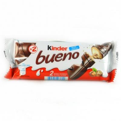 Шоколадные Kinder bueno батончик 43 г