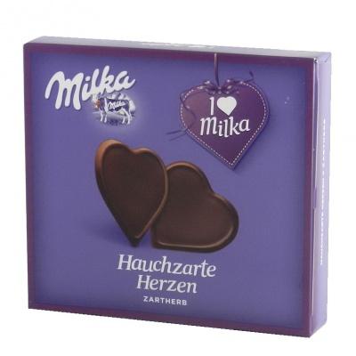 Шоколадні цукерки Milka hauchzarte herzen 130 г