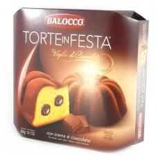 Панеттоне Balocco Torte in Festa з шоколадним кремом 400г