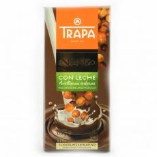 Шоколад Trapa intenso молочный с фундуком 175г