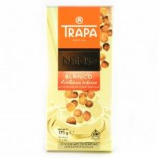 Шоколад Trapa intenso білий з фундуком 175г