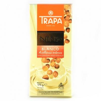 Шоколад Trapa intenso белый с фундуком 175 г