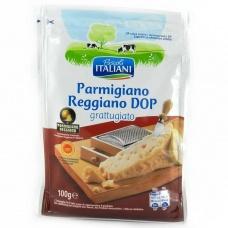 Сир Pascoli Italiani Parmigiano reggiano D.O.P grattugiato тертий 100г