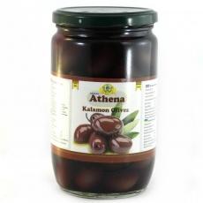 Оливки Aegean Athena Kalamon Olives чорні з кісточкою 700г