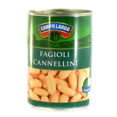 Овощи Фасоль Campo Larco fagioli cannellini 400 г