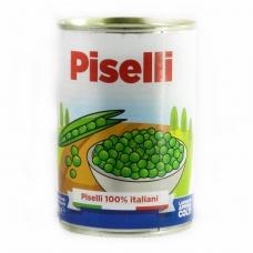 Горошок Piselli зелений 400г