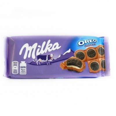 Шоколад Milka Oreo Sandwich 92 г