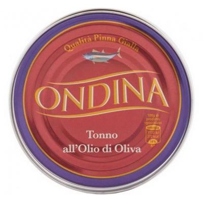 Тунець Ondina в оливковій олії 160г