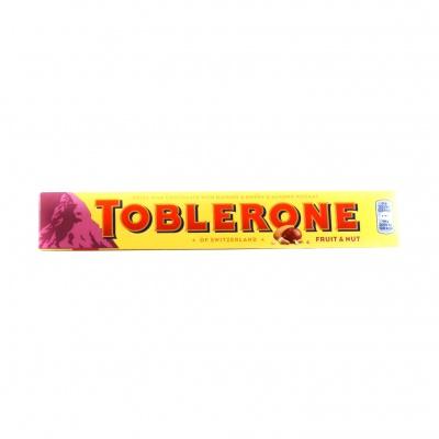 Шоколад Toblerone fruit and nut с изюмом и орехом 100г