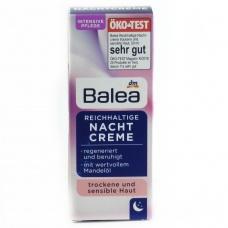 Ночной крем Balea nacht creme для сухой и чувствительной кожи лица 50 мл