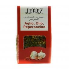 Приправа Don Jerez aglio olio peperoncino часник та стручковий перець 50г