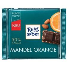 Шоколад Ritter Sport mandel orange 50% какао 100г