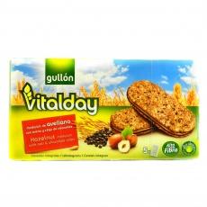 Печенье Gullon vitalday цильнозервове с ореховым кремом 220г