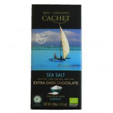 Шоколад Cachet bio organic 72% cacao sea salt 100г