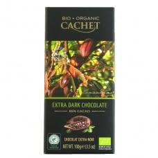 Шоколад Cachet bio organic 85% cacao extra dark 100г